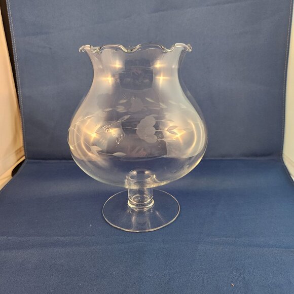 Princess House Heritage Crystal Pedestal Centerpiece Taper Candle Lamp #409 NIB - Picture 5 of 8